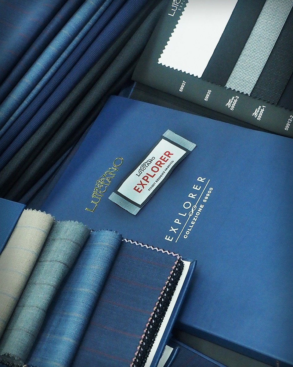 luiciano Italy luxury menswear fabrics